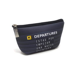 10% OFF - CARTUCHERA SIMPLE SIMIL NEOPREN / NECESER - PACK X 10 UNIDADES SURTIDAS